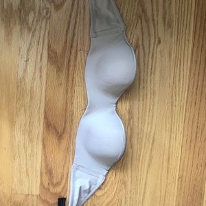 Nude strapless bra